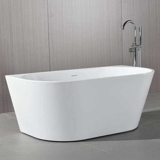 H&F Semi-Freestanding Bath