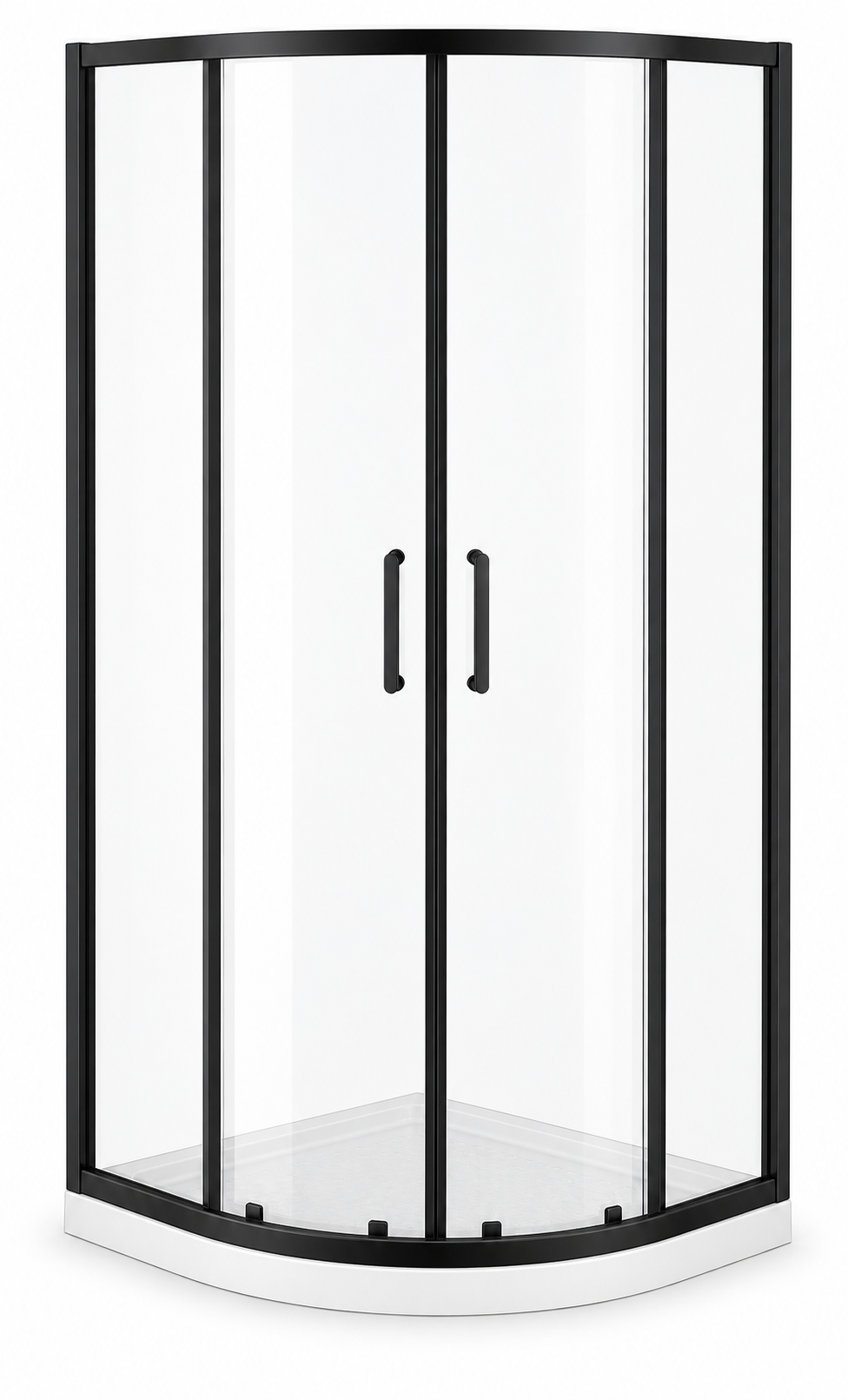 H&F Douchecabine Kwartrond Mat