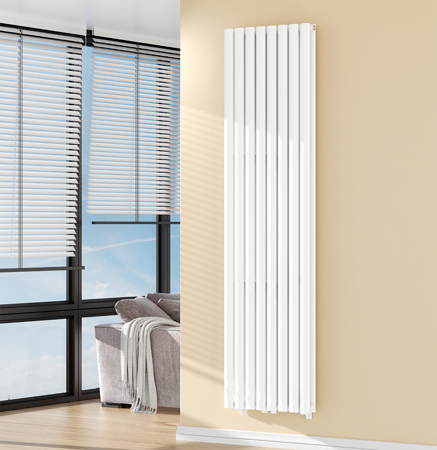 H&F Design Radiator Met Middenaansluiting