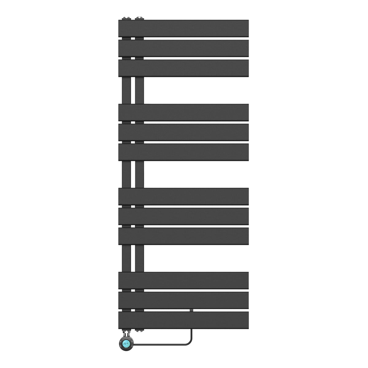 H&F Designhanddoekradiator Links Aansluiting Mat