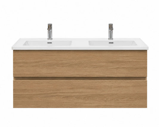 H&F Badkamer Meubelset Dubbel Eikgrijs Mat (B X D X H)