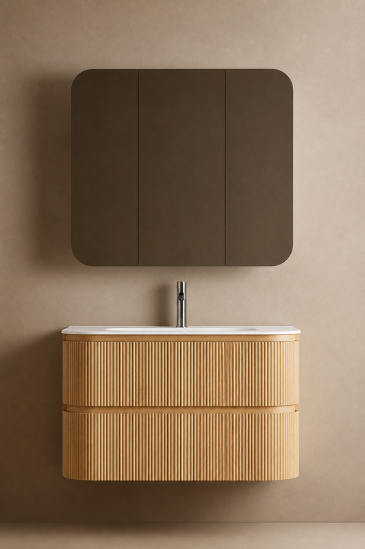 H&F Badkamer Meubel Set ,5 Incl. Lavabo (Twincurva Iii)