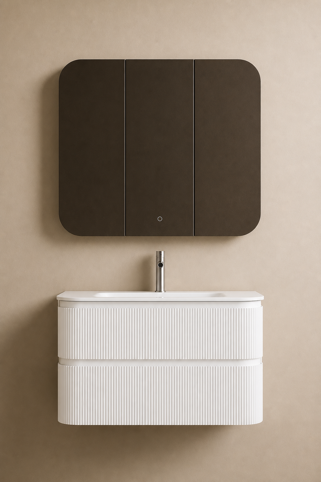H&F Badkamer Meubel Set ,5 Incl. Lavabo (Twincurva Iii)
