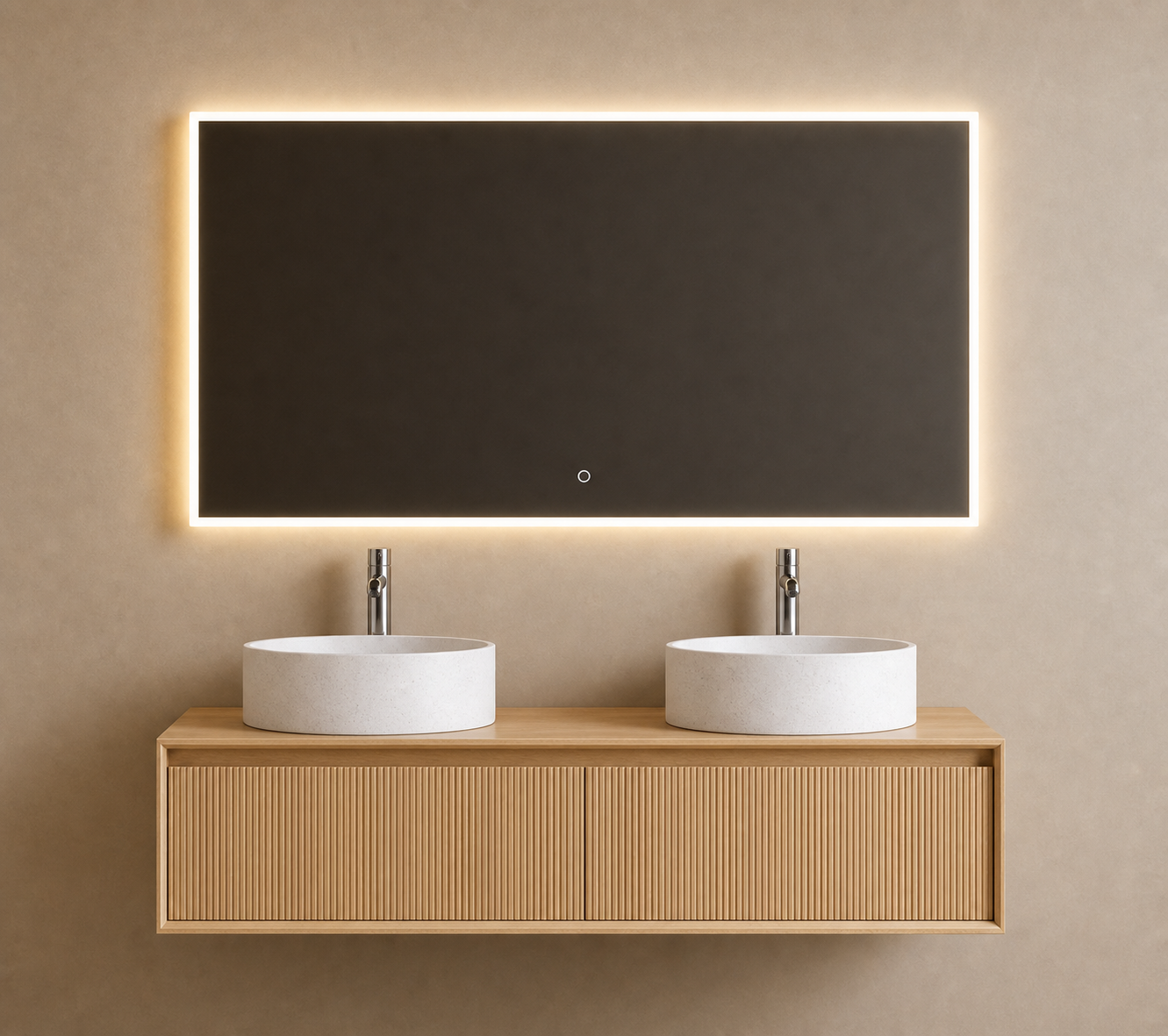 H&F Badkamer Meubelset Incl. Twee Lavabo'S 39