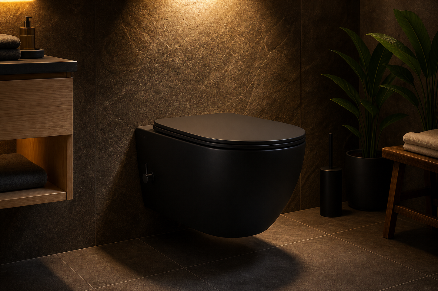 H&F Design Ophang Wc Randloos Tornado