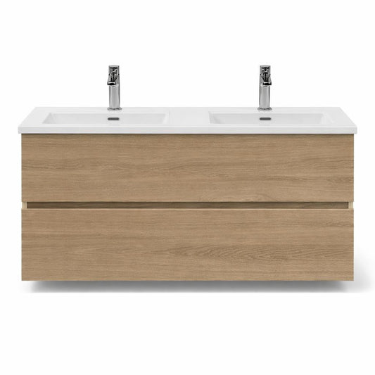 H&F Badkamer Meubelset Dubbel Eikgrijs Mat (B X D X H)