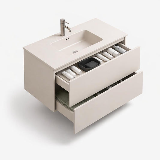 H&F Badkamermeubel incl. Lavabo (Cubic II)