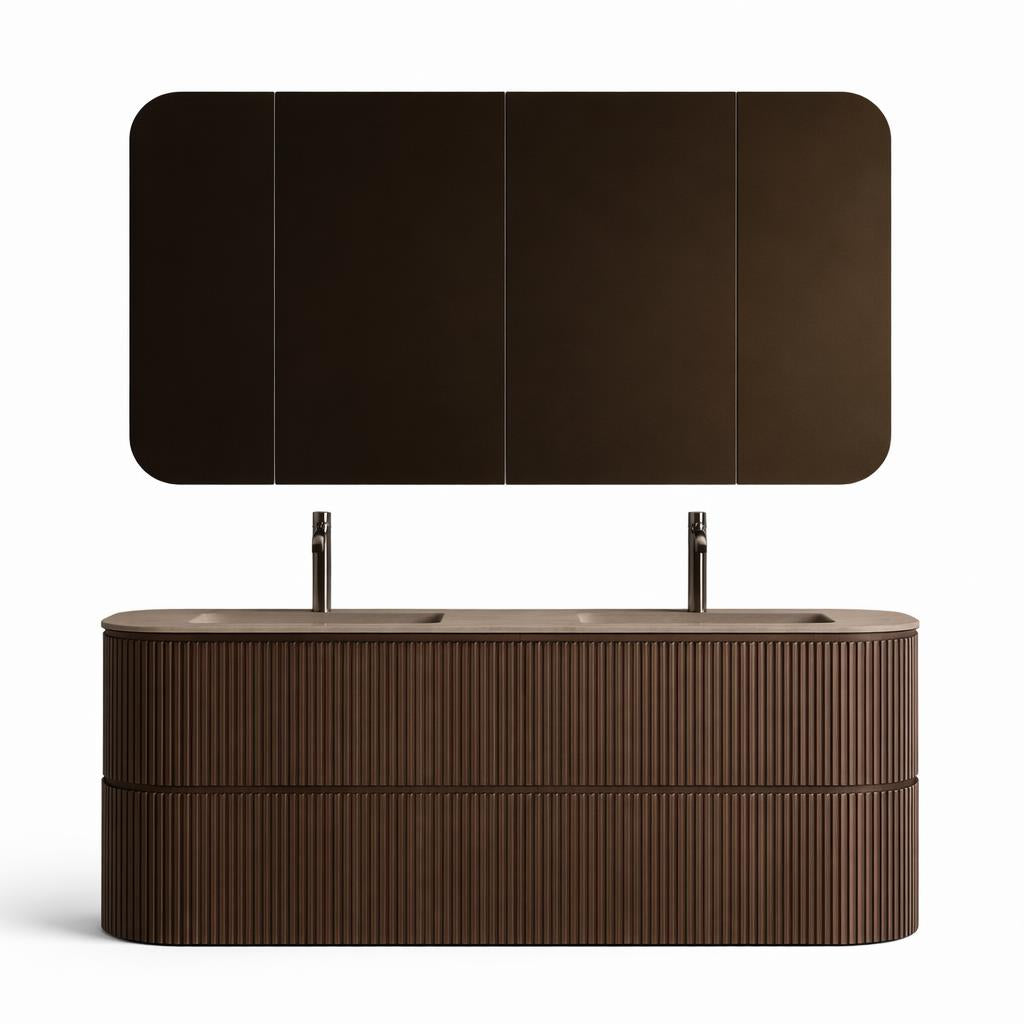 H&F Badkamer Meubel Set ,5 Incl. Lavabo (Twincurva Iii)