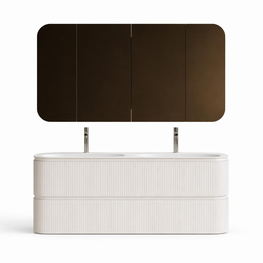 H&F Badkamer Meubel Set ,5 Incl. Lavabo (Twincurva Iii)