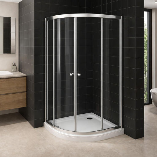 H&F Douchecabine Kwartrond