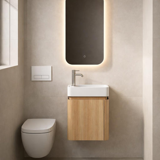 H&F Toilet Furniture Set Incl. Washbasin, (Pheel II)
