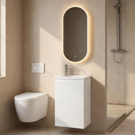 H&F Toilet Furniture Set, Incl. Washbasin, 5 (Finesse II)
