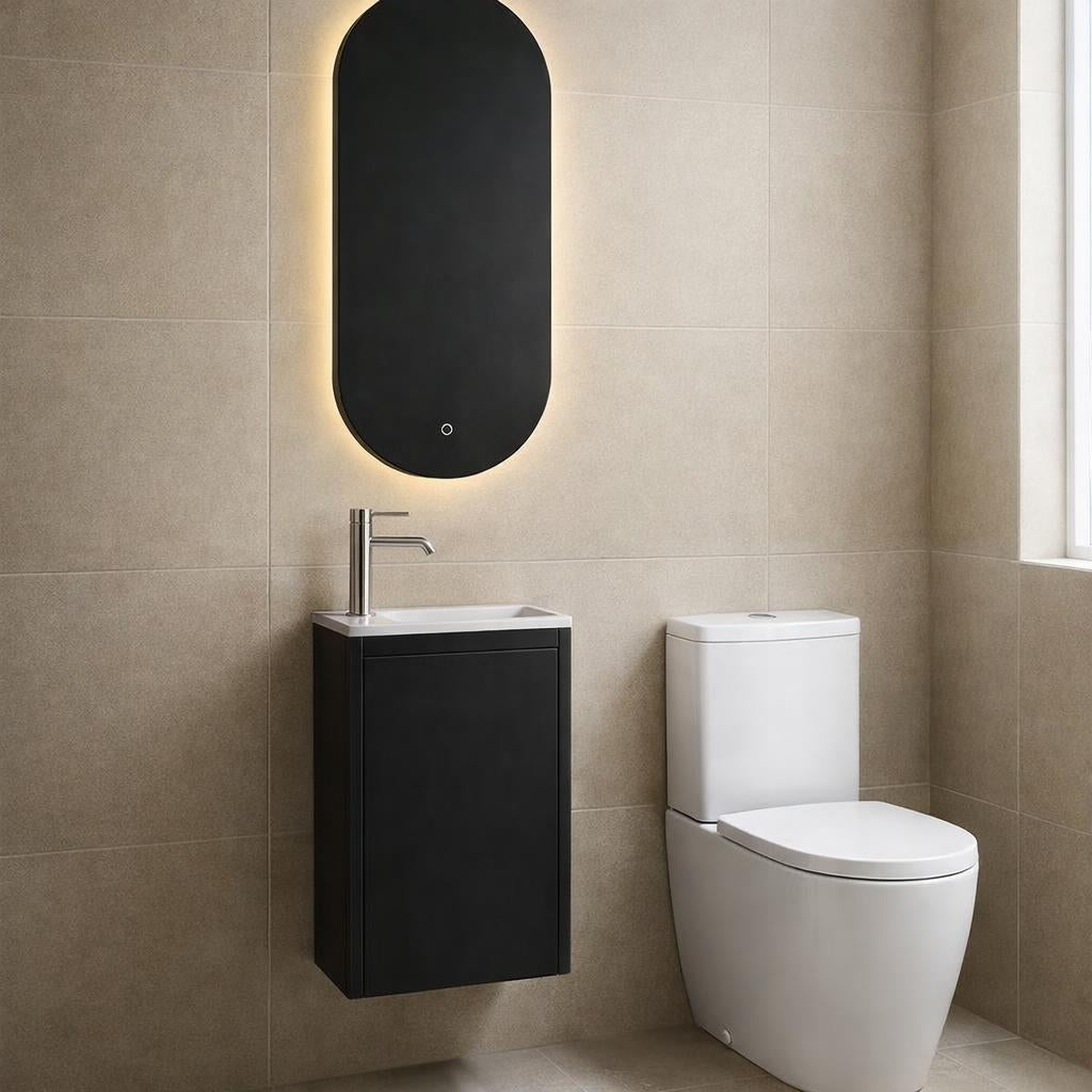H&F Toilet Meubelset , Incl. Lavabo ,5 ( Finesse Ii)